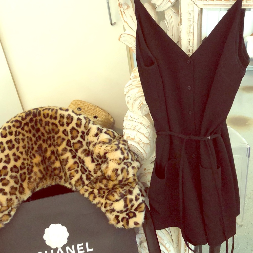 Top Shop black shorts romper